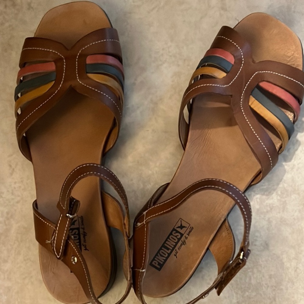 Pikolinos Multi-Color Leather Sandals – EU 41 / US 10.5
